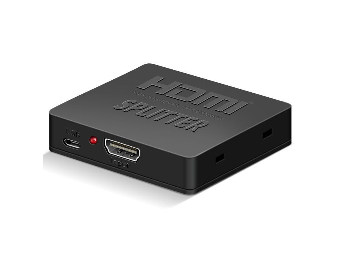 Divisor De Sinal Hdmi 4k, 1 Entrada/2 Saídas, Divisor De Ecrã Duplo.