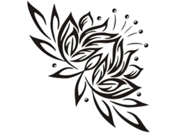 Adesivos De Parede Em Pvc Black Lotus, Decalques Para Decoração De Sala De Estar E