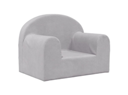 Maison Exclusive - Sofá Infantil Pelúcia Macia Cinzento-claro