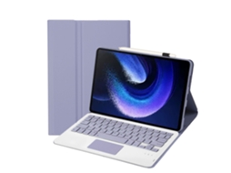 Lurelia Capa Com Teclado Bluetooth Para Xiaomi Pad 6pro 11 Tocar, Layout Pt, Roxo