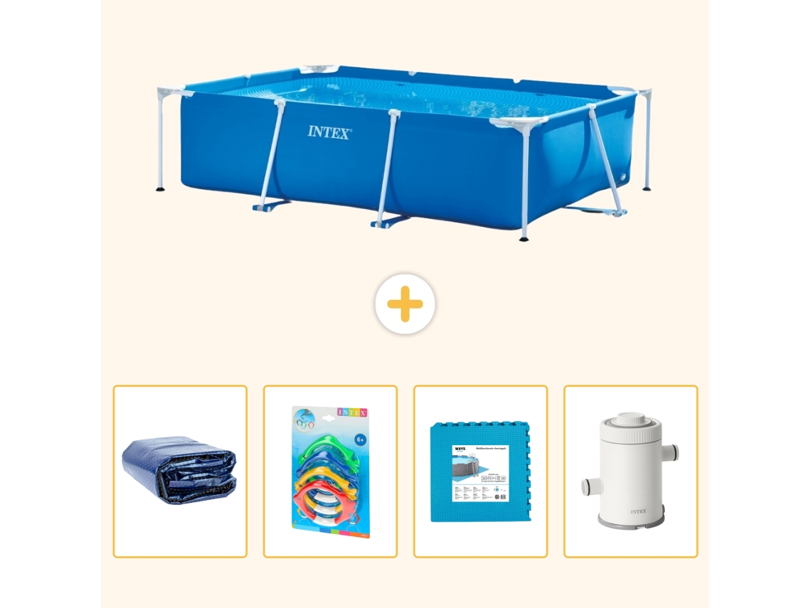 Intex Piscina Easy Set Redonda - Caranguejo - 183x51 Cm - 5-peças S55