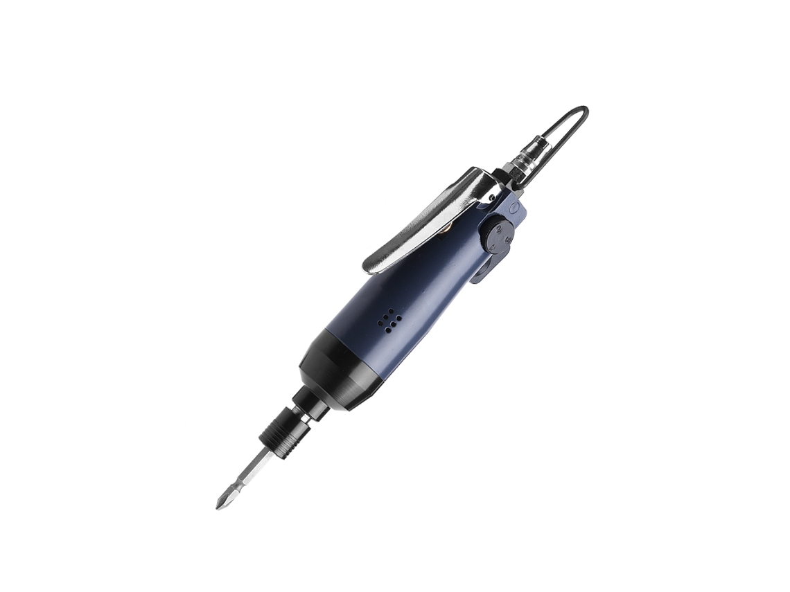 Chave De Parafusos Pneumática Reversível Industrial 9000rpm 1/4'' Azul Velocidade Ajustável