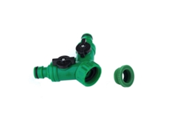 Adaptador Y Vias Mangueira Conector Rápido Jardim