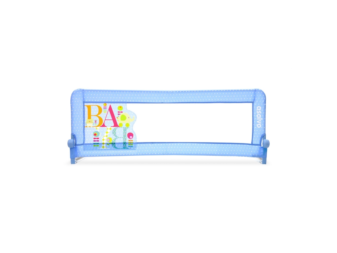 Barreira De Cama Asalvo 2 Em 1 De 150 Cm - Para Cama Ninho Ou Standard - Baby Celeste