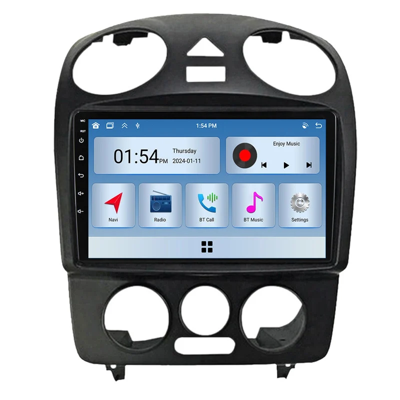 Som Automotivo Multimídia Szsmart 6gb Ram 128gb Rom Carplay Para Volkswagen Fusca A4 2002 2011 Carro Rádio Bluetooth Gps Navegação