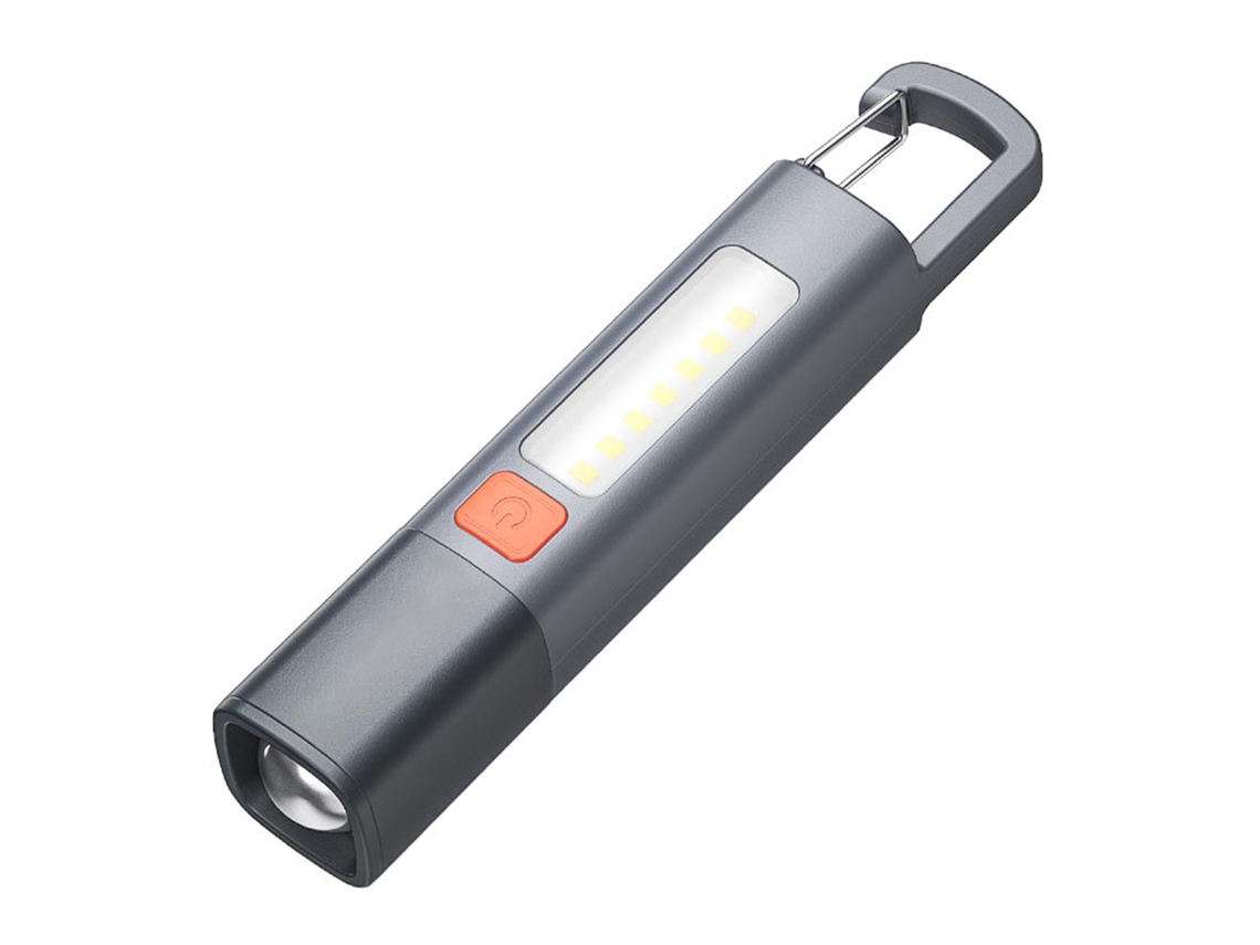Lanterna de Led Super Brilhante Recarregável Resistente à Água para Acampamento, Pesca e Emergência | S/MARCA