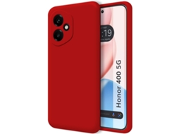 Capa Tumundosmartphone De Silicone Líquido Ultramacio Para Honor 400 5g Na Cor Vermelha