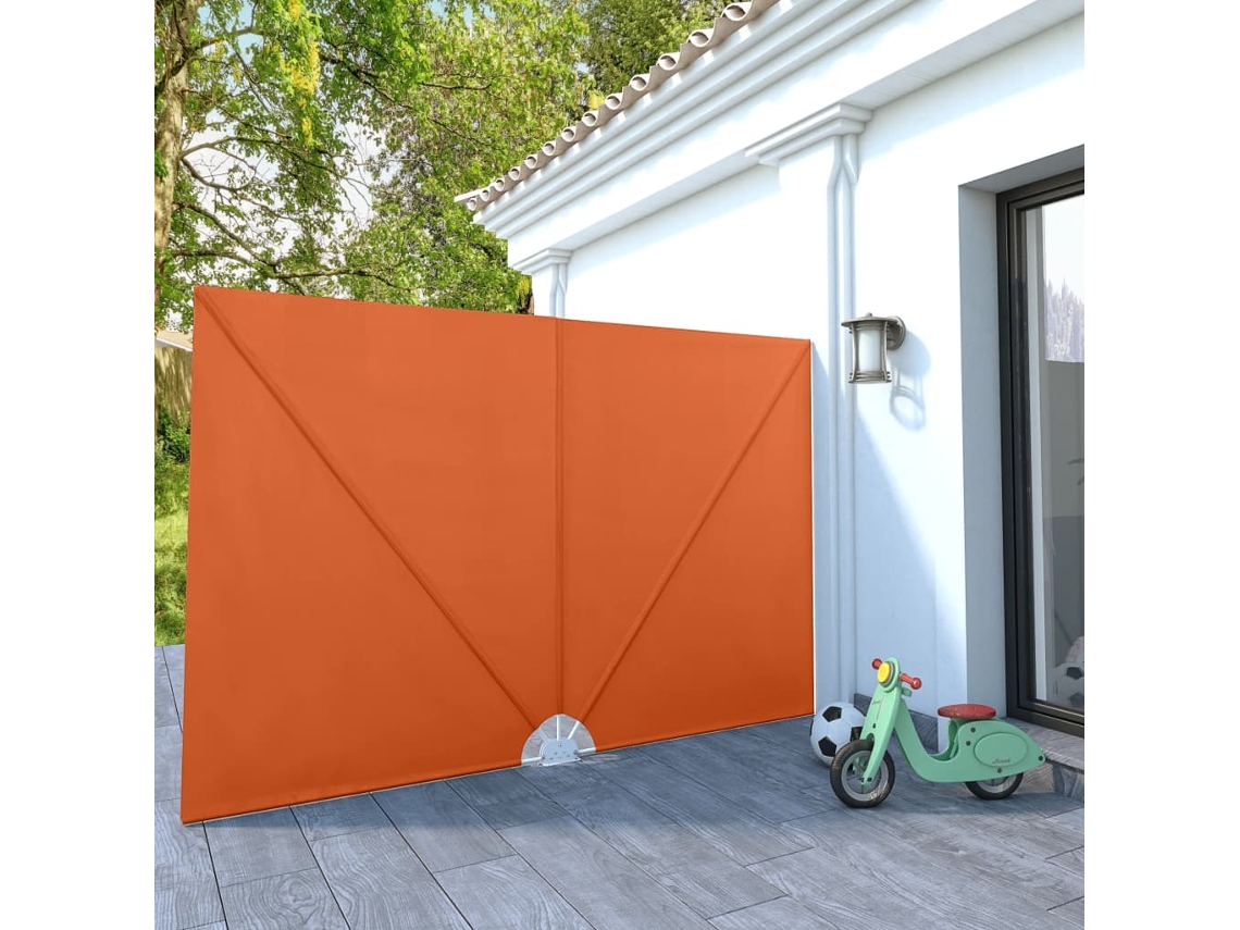 Vidaxl Toldo Lateral Dobrável Para Terraço 300x200 Cm Terracota