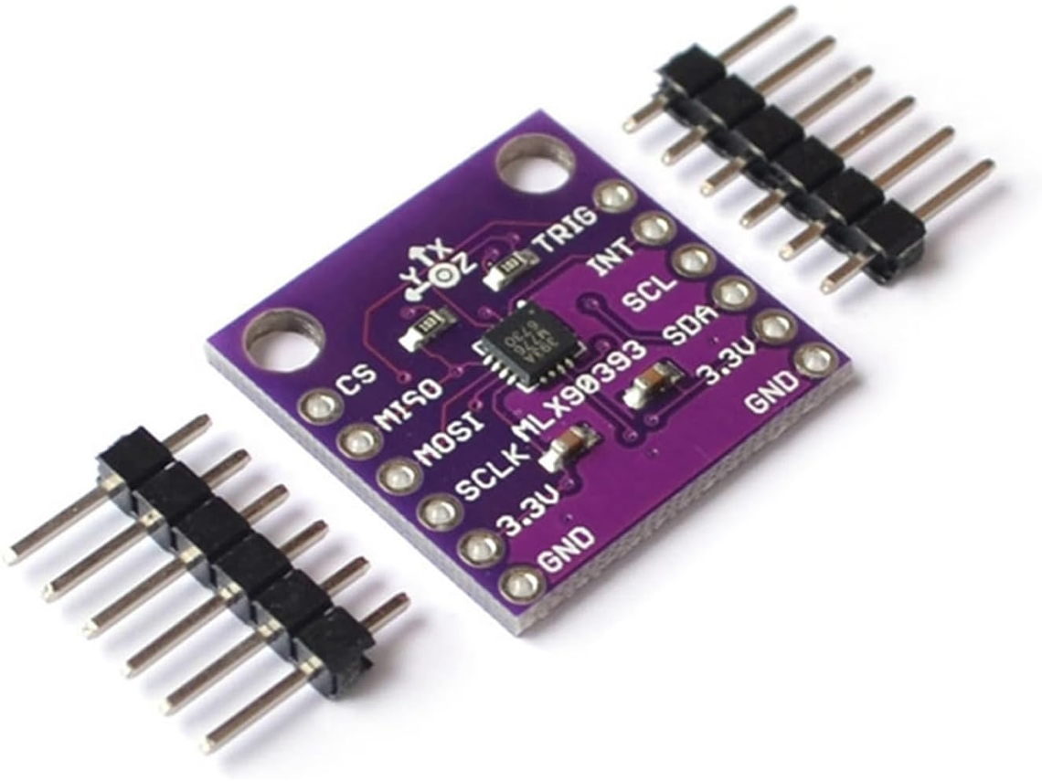Módulo Sensor De Efeito Hall Compatível Com I2c Spi, Saída Digital E