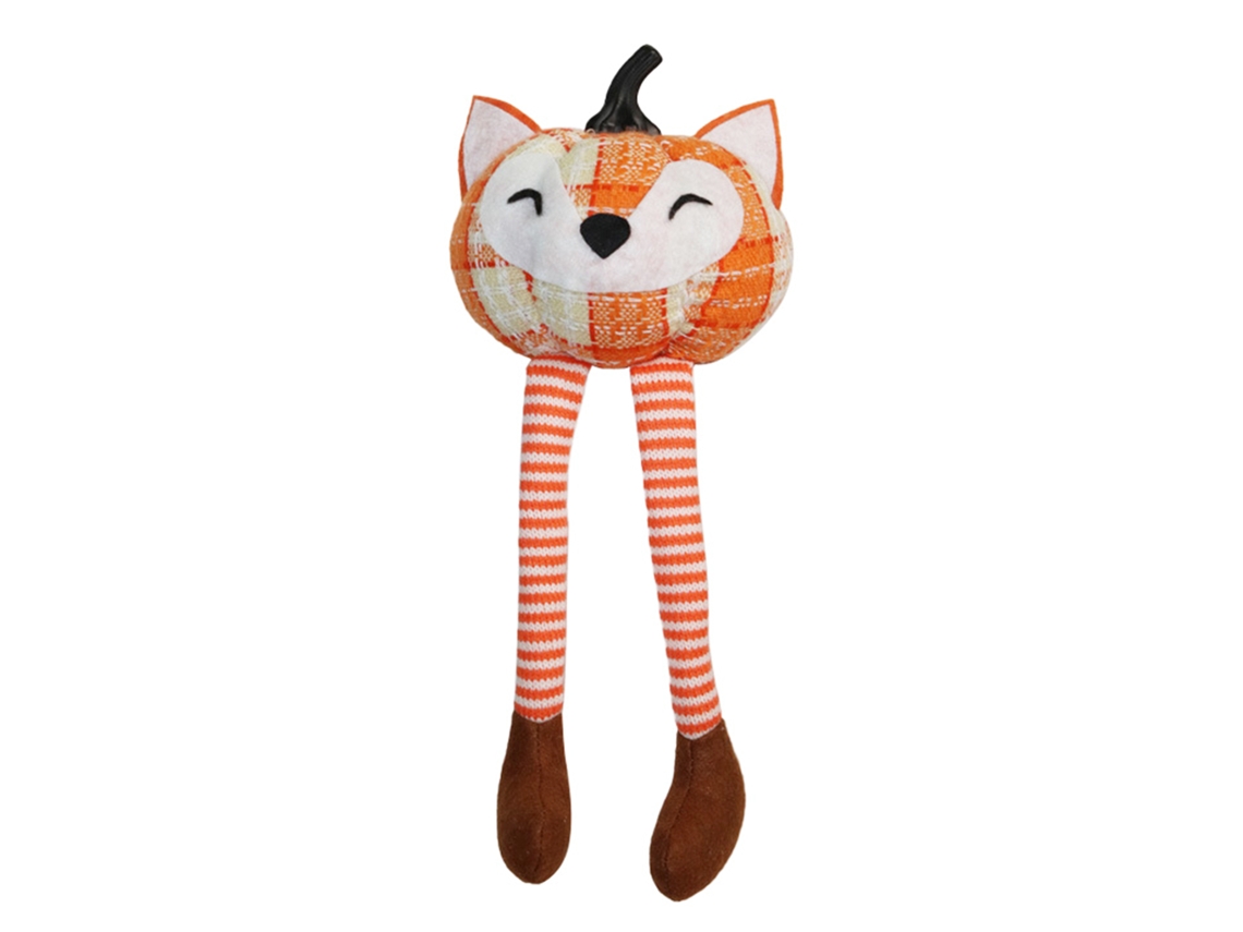 Laxiscreed Descendente De Abóbora Laranja Com Pé Para Decoração De Ação De Graças