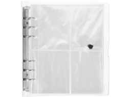 Mini Álbum Foto Transparente 3 Pouces Pochettes Remplacables En Couleur Métal - Cartes Doux Anti - Rayures For