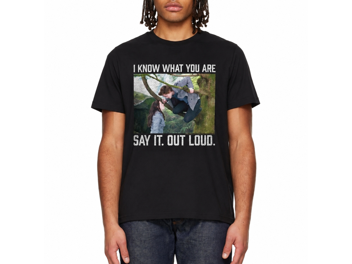Rockinstone Twilight Movie Say It Out Loud Black Adult T-shirt Size:s