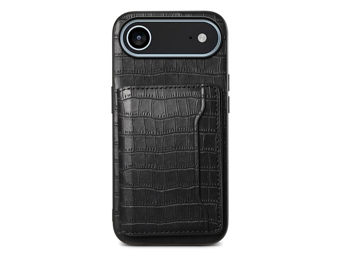Capa Para Iphone 17 Air Com Textura De Crocodilo - Projetada Para Proteção Completa.