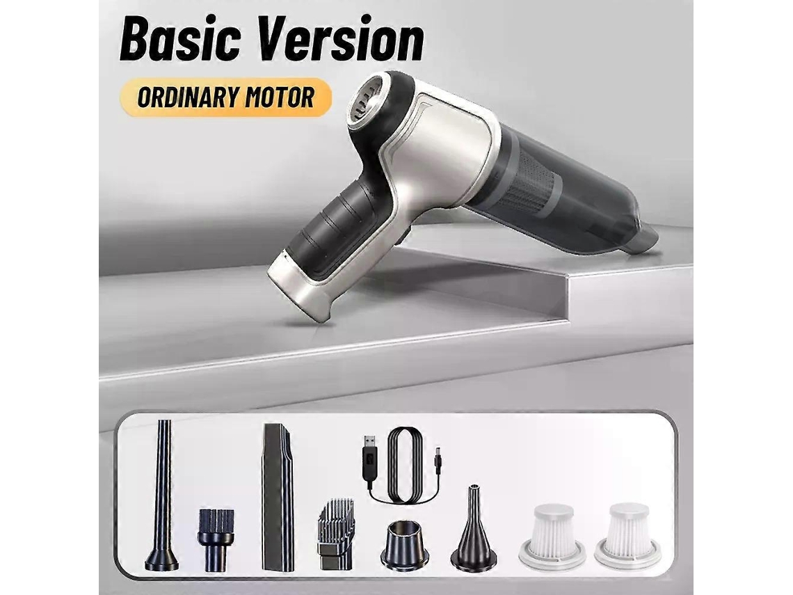 Aspirador De Pó Para Carro 95000pa, Potente Máquina De Limpeza Sem Fio, Portátil, Mini Aspirador De Pó Para Carro, Casa E Teclado Aquaforge