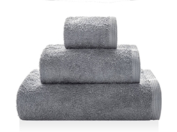 Toalha BEST INTERIOR Sage (Cinzento - Algodão - 50x100 cm)