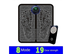 Massageador Elétrico para os Pés Ems, Tapete de Massagem para os Pés, Impulsionador de Circulação, Recarregável por Usb GOKOCO