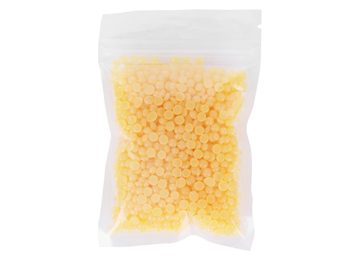 Cera Depilatória Em Grãos Para Homens E Mulheres Cera Dura Para Rosto Braços Costas Pernas Mel 50g