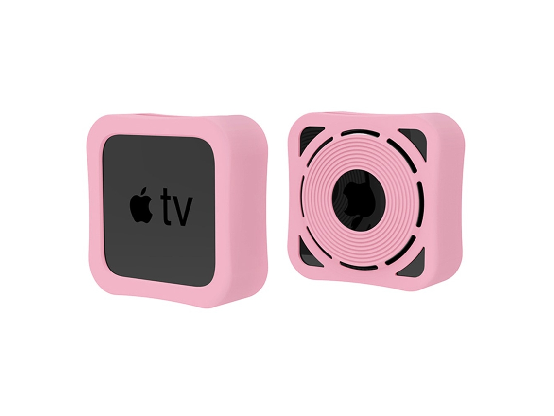 Capa de silicone rosa para Apple TV 4K 2021
