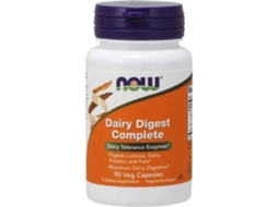 Suplemento Alimentar NOW Digestivo Lácteo Completo (90 cápsulas vegetais)