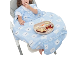 Babador Sem Mangas Para Bebês, Macacão Para Alimentação, Babador À Prova D'água Para Bês, Proteção Contra Derramamento De Alimentos E Água, Babadores Es