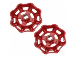 2 Peças De Volante Ferro Vermelho 7 X Mm Para Válvula, Alavanca Válvula Esfera, Fechamento, Tubo Água, Torneira, Parte Superior Da Aquaforge