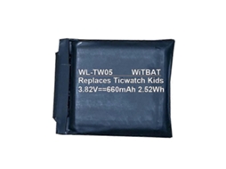Bateria para Ticwatch Kids Wg11066 Dre622732sa Ly Ebike Smartwatch (somente para pagamento e consultas)