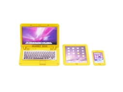 Ats 3 Peças Conjunto Acessórios Casa de Bonecas Mini Laptop Tablet Telefone Móvel para Bonecas 1/6 1/12 Doolspj 500 xh 03