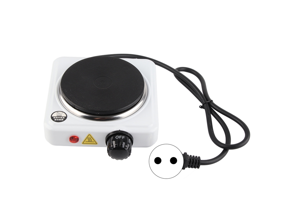 Laxiscreed Fogão Elétrico Compacto De 500w Para Cozinha, Aquecimento De Café E Uso Doméstico