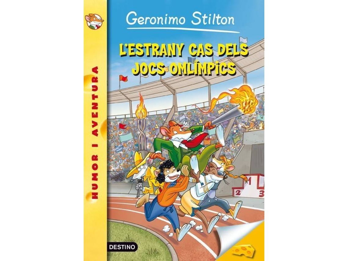 Livro LEstrany Cas Dels Jocs Olímpics de Geronimo Stilton