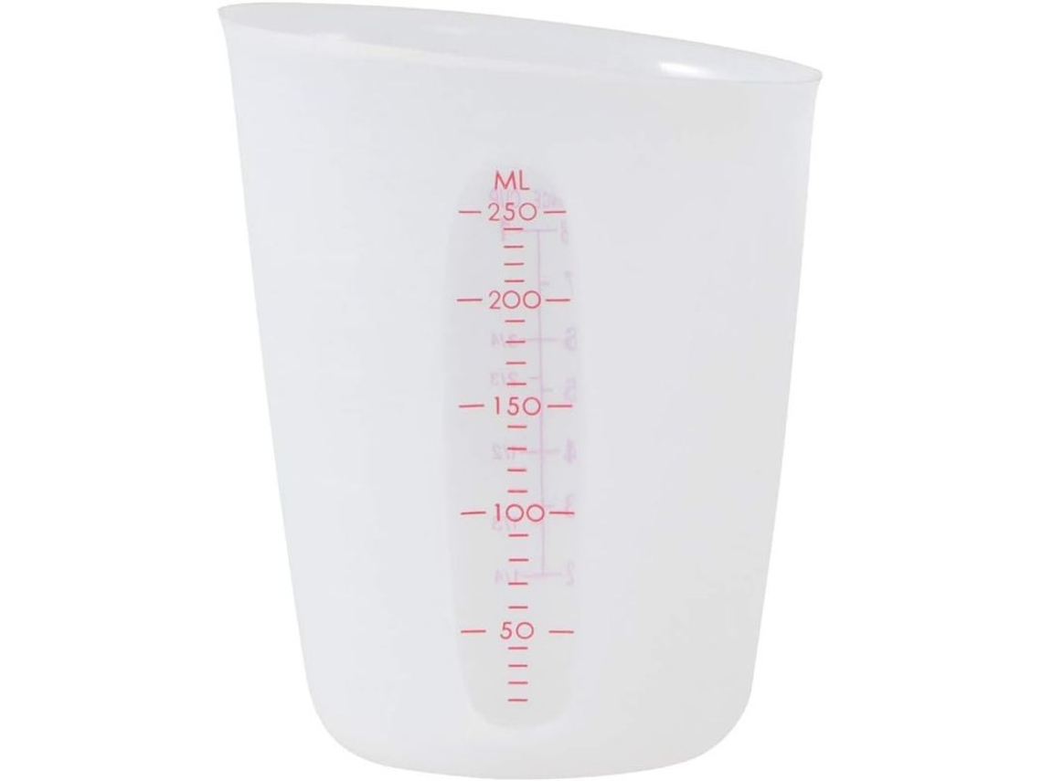 Copo De Medição De Silicone Com Escala Visível E Precisa Para Moldes De Epóxi E Misturas 250ml