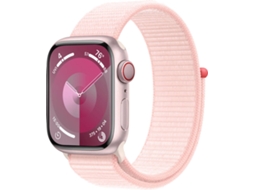 APPLE Watch Series 9 GPS+Cellular 41 mm Rosa com Loop Desportiva Rosa-claro