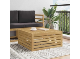 Vidaxl Mesa De Exterior Madeira Sólida De Acácia Branco