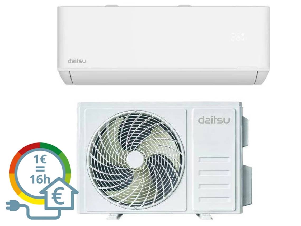 Ar Condicionado SPLIT DAITSU ARTIC DS-9K (18 m² - 9000 BTU - Branco)