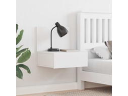 Vidaxl Mesa-de-cabeceira Com Gaveta Branco 42 X 32,5 X 40 Cm