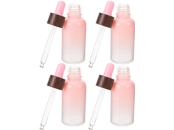 Frascos De Viagem Pequenos Com Conta-gotas Preciso, 30ml, De 4 Frascos Portáteis De Vidro.