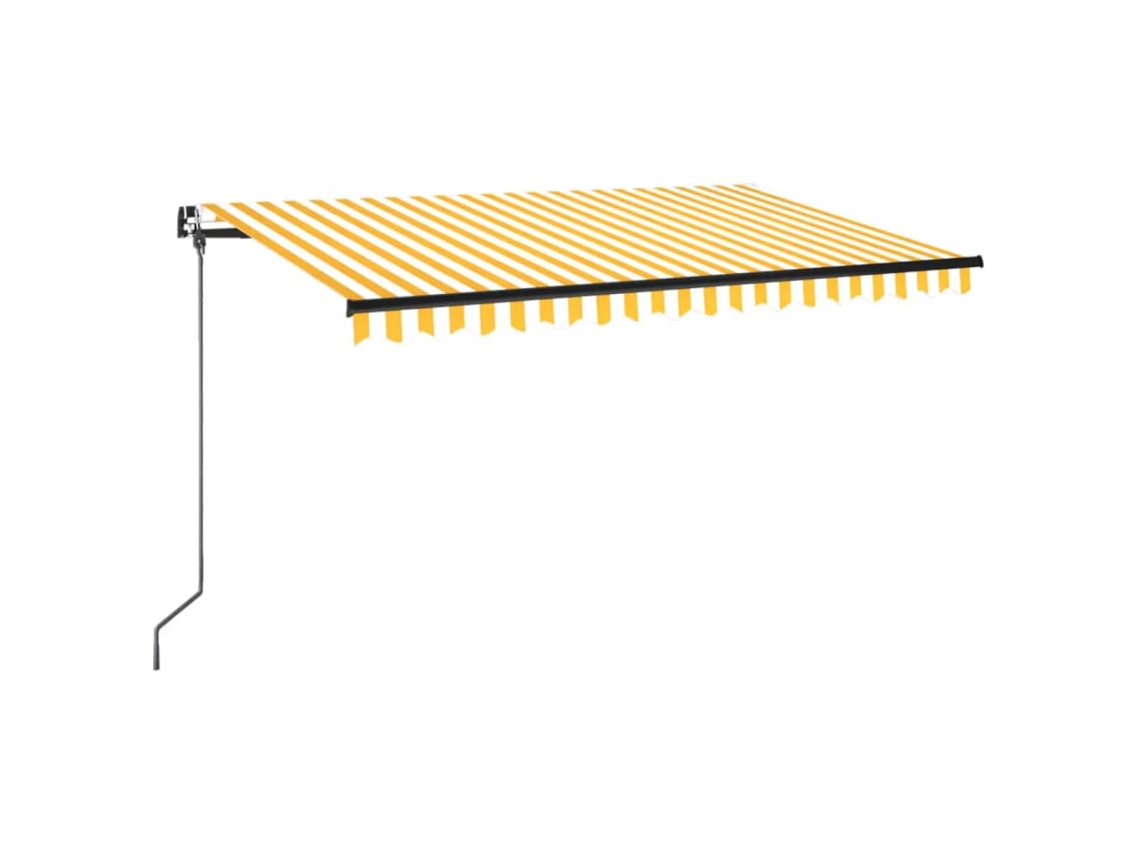 Retractable Awning, Retractable Awnings Vidaxl Amarelo Alumínio (400 X 350 Cm)