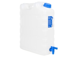 Vidaxl Recipiente De Água Com Torneira Transparente 20 L Plástico