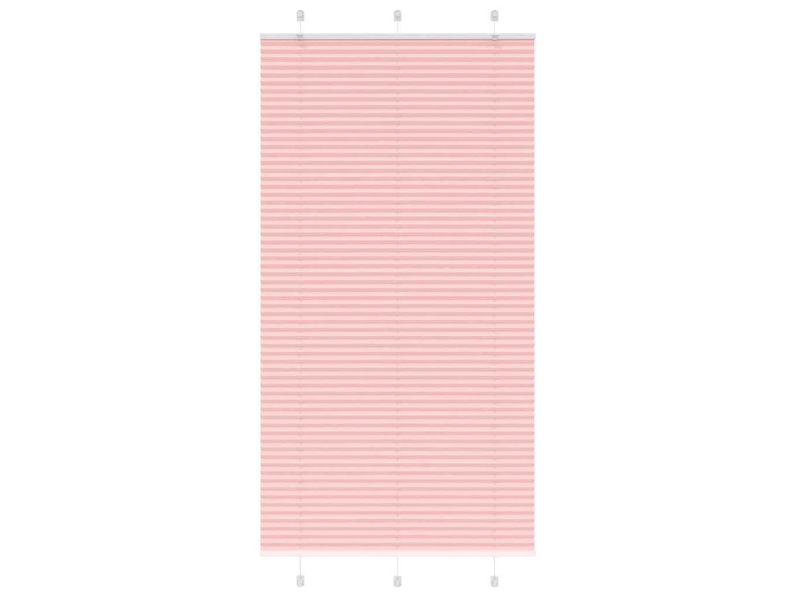Pleated Blind, Pleated Blinds Vidaxl Cor-de-rosa Poliéster (110 X 200 Cm)