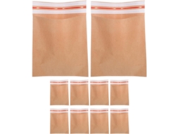 Expedição Em Papel Kraft 10 Pacotes De Embalagem Adesiva Adesiva E Multiuso Para Roupas Para Escolas E Casas