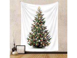 Tapestry De Árvore De Natal Verde Pano Decorativo De Parede Para Decoração Residencial Natalina E