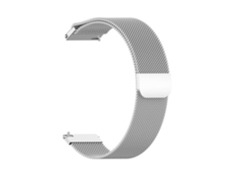 Bracelete Milanese Mesh Garmin Forerunner 265 42Mm Prata