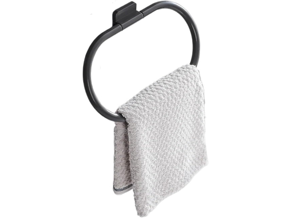 Porta-toalhas De Plástico Autoadesivo Para Parede, Ideal Guardar