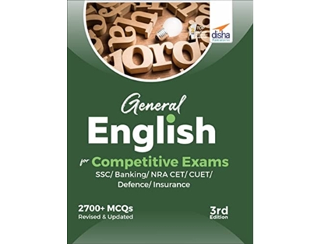 Livro General English for Competitive Exams - Ssc/ Banking/ Nra Cet/ Cuet/ Defence/ Insurance de Disha Experts (Inglês)