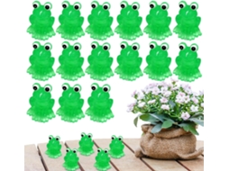 Miniaturas de Rãs em Resina 15 Peças de Miniaturas Verdes para Decoração Estatuetas de Animais Que Brilham no Escuro CHABERLU