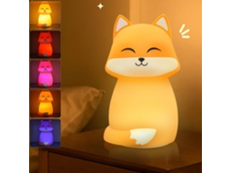 Luz Noturna De Silicone Rgb Raposa Macia