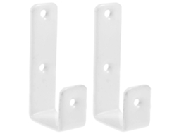 1 Conjunto de Suporte para Escada Beliche, Gancho de Fixação Robusto para Escada Beliche, Branco, 6, 90 X 3, 20 X 2, 00 Cm BRILVIBERA