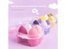 Conjunto De Esponjas De Maquiagem Beauty Egg Para Base E Base Com Caixa De Ovo Perfeita Everley891
