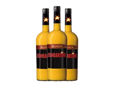 Licores RONER Bombardino (1 L - 3 Unidades)