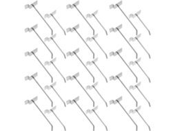 Conjunto De 40 Ganchos Metálicos Painel Perfurado, De 10cm E 15cm, 40 Peças Resistentes Prateleiras E