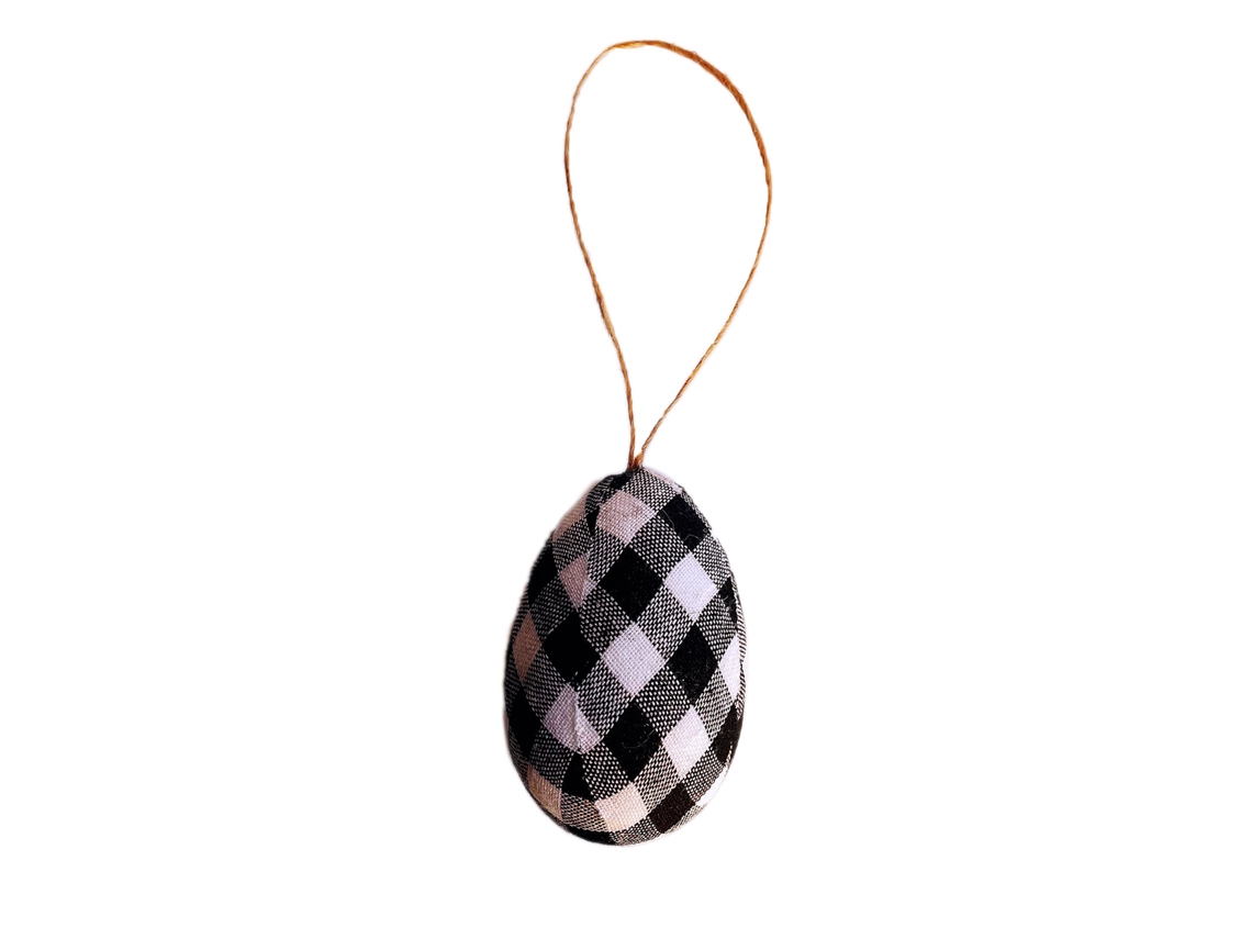 Ovos Decorativos de Páscoa Branco e Preto LAXISCREED